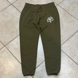 Original Favorites Olive Green Organic Cotton Fleece Jogger Sweatpants XL